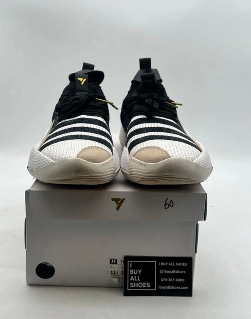 adidas Trae Young 2.0 Super Villain 11.5 (Lightly Worn Pre-Owned)adidasFootwear White/Core Black - Image 2