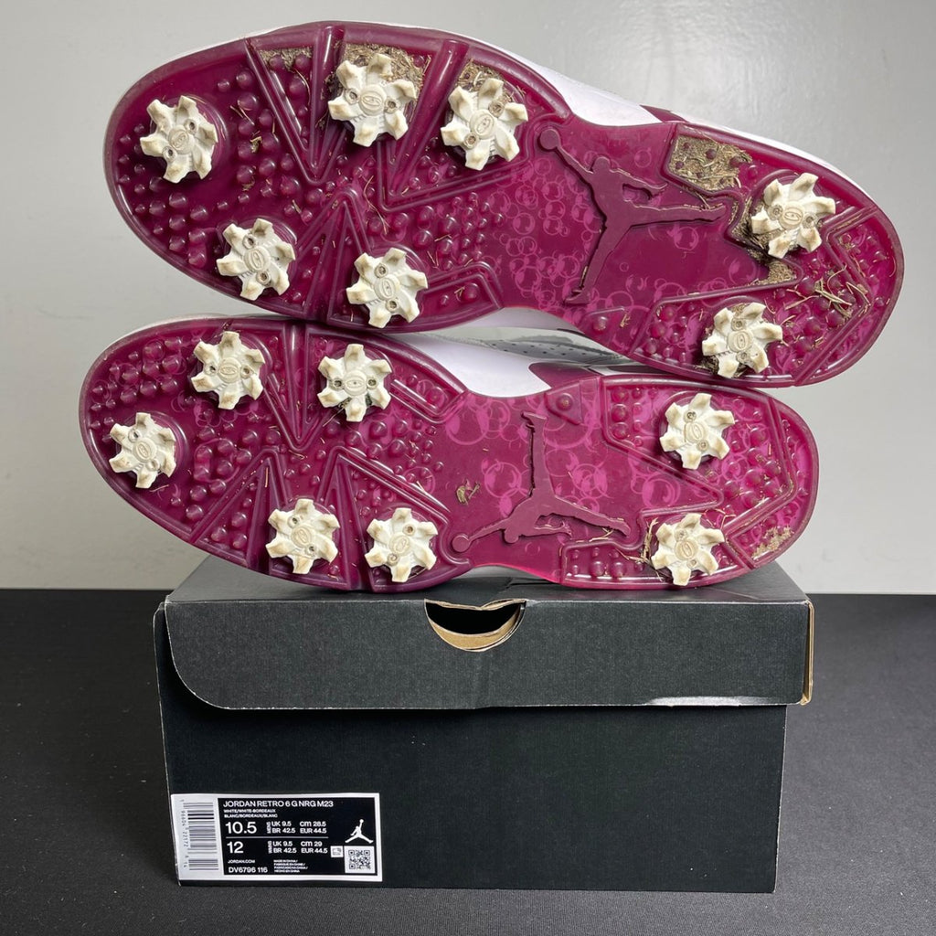 Jordan 6 Retro Low Golf NRG Bordeaux (Size 10.5) - aux