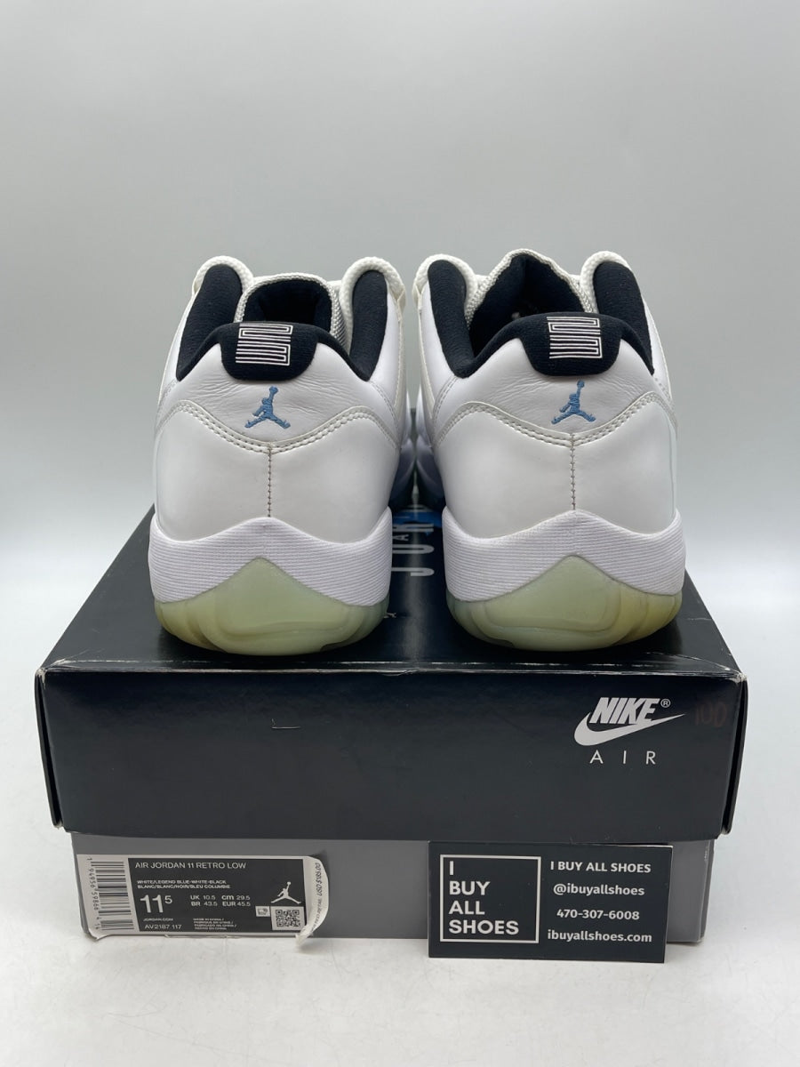 Jordan 11 Retro Low Legend Blue 11.5 (Moderately Worn Pre-Owned) - Image 3