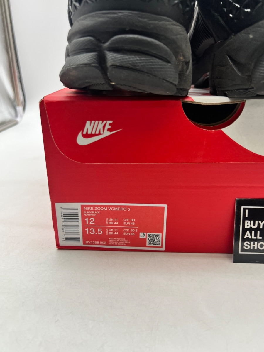 Nike Zoom Vomero 5 Triple Black 12 (Lightly Worn Pre-Owned) - Image 6