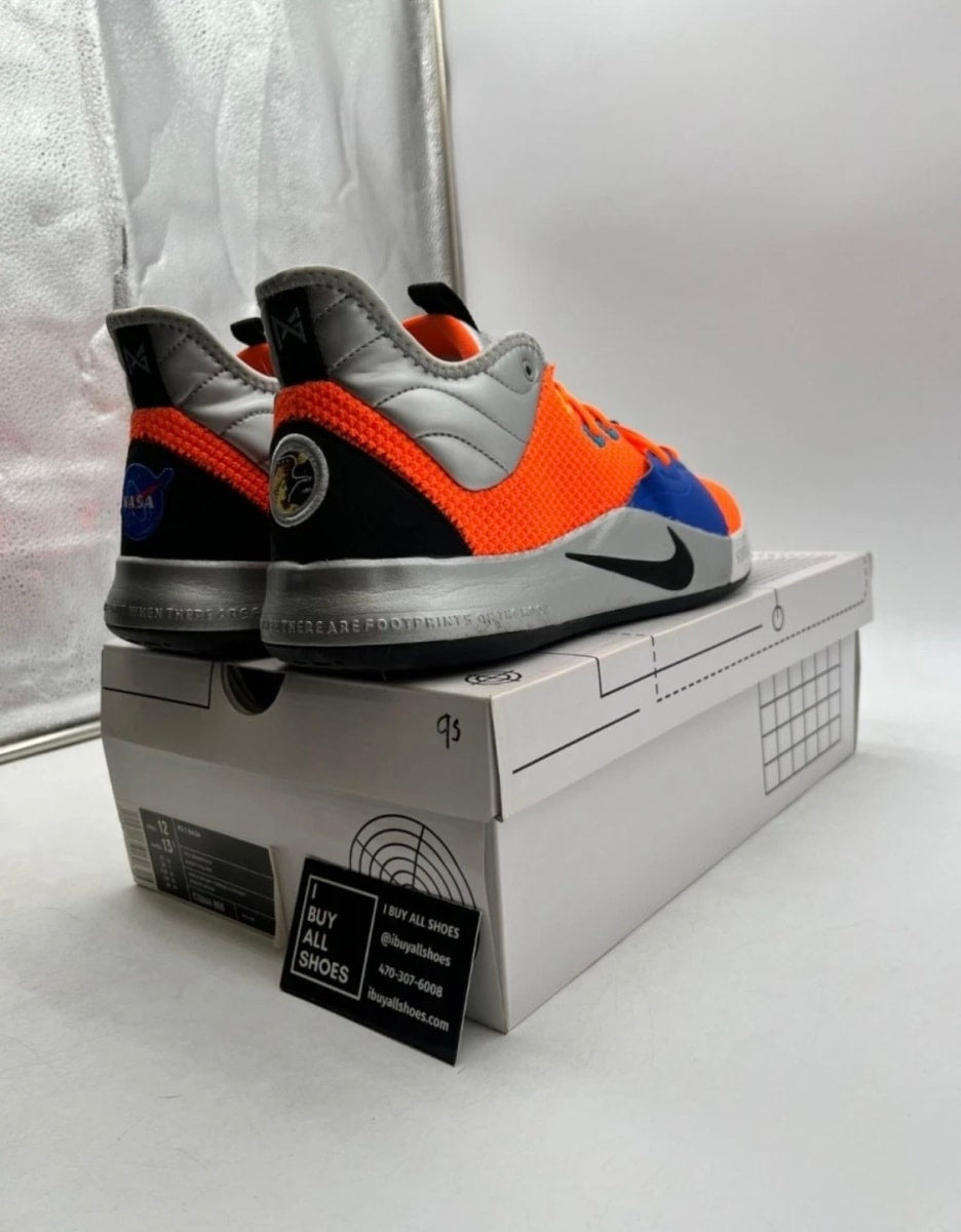 Nike PG 3 NASA 12 (Lightly Worn Pre-Owned)NikeTotal Orange/Black-Metallic Silver - Image 5
