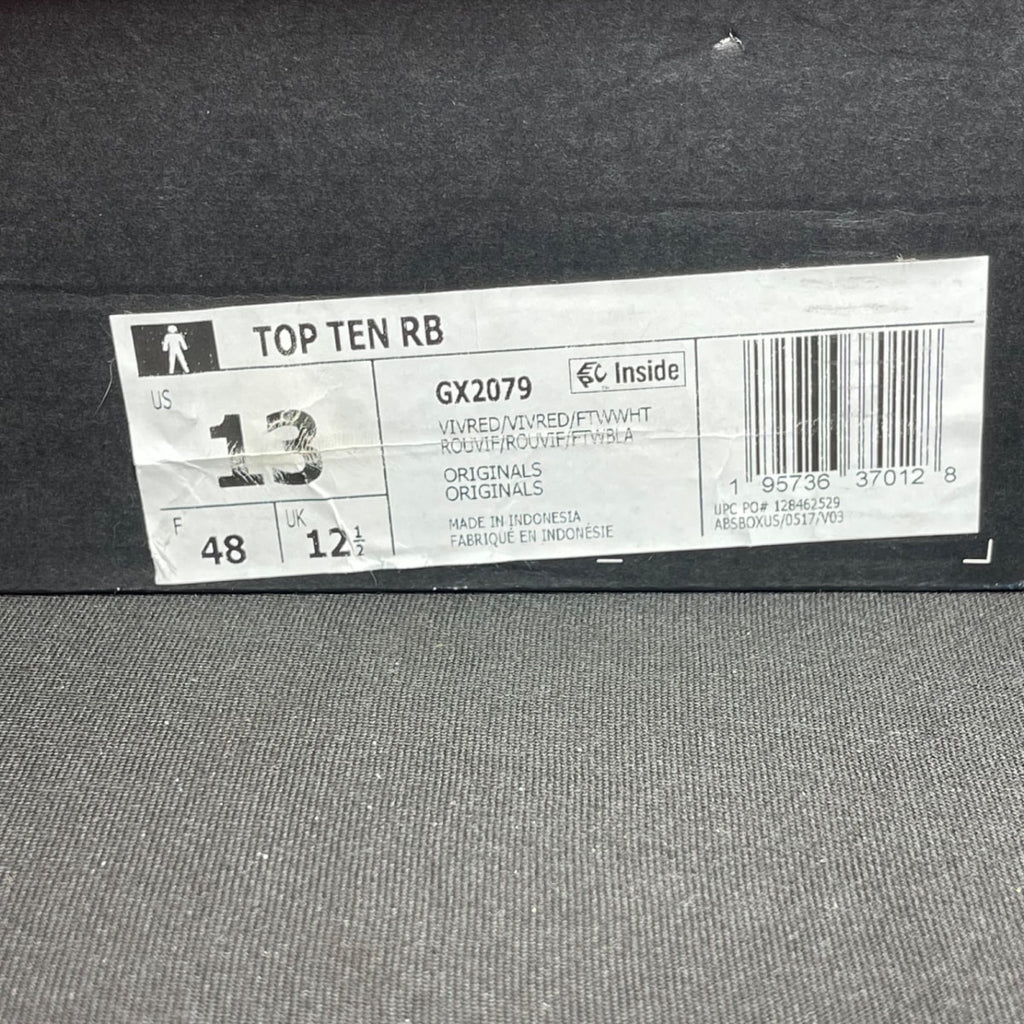 adidas Top Ten RB 'Vivid Red' (Size 13) - Image 7