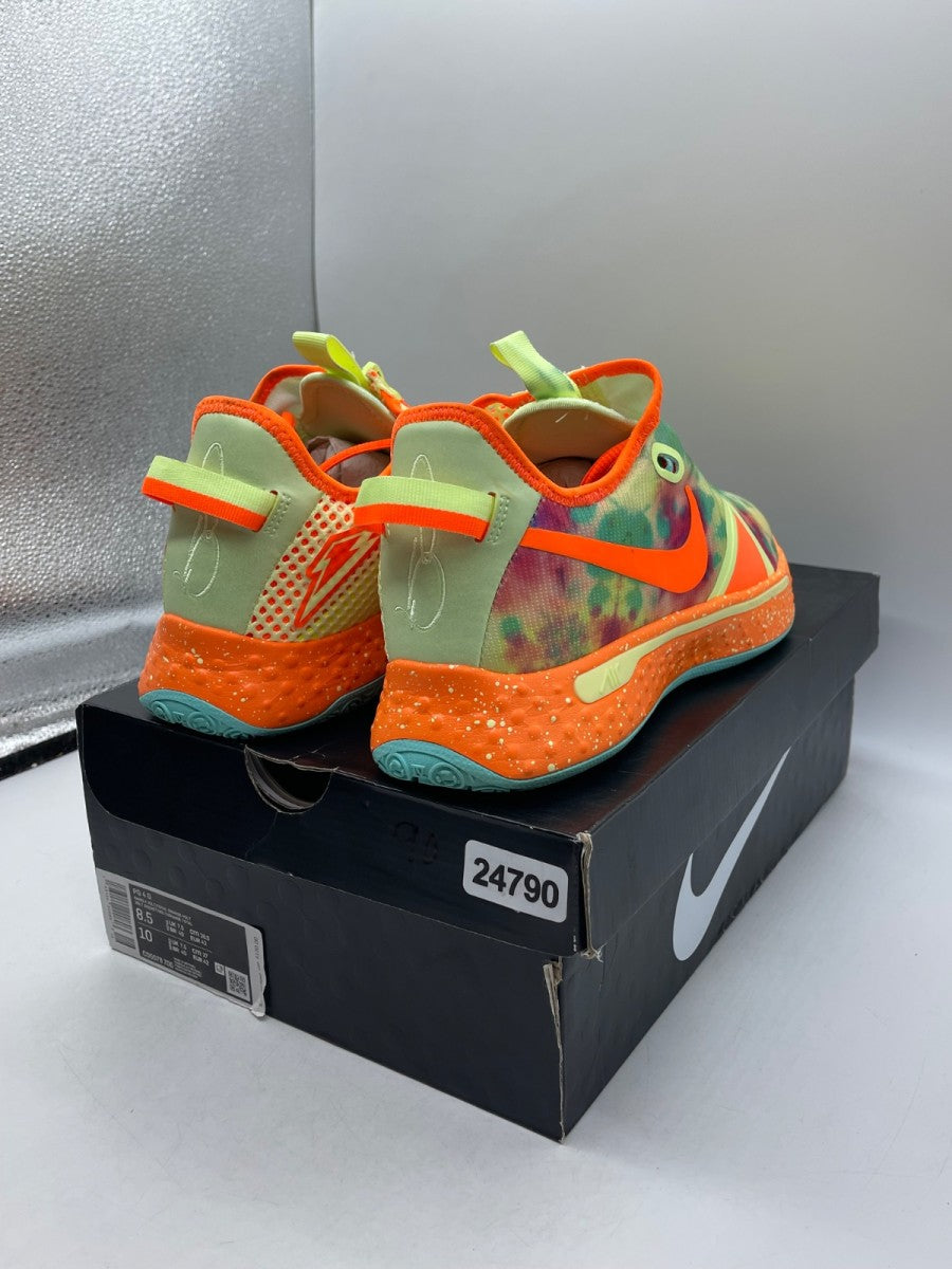 Nike PG 4 Gatorade All-Star (2020) 8.5 (Moderately Worn Pre-Owned)NikeBarely Volt/Volt-Photo Blue-Total Orange - Image 5