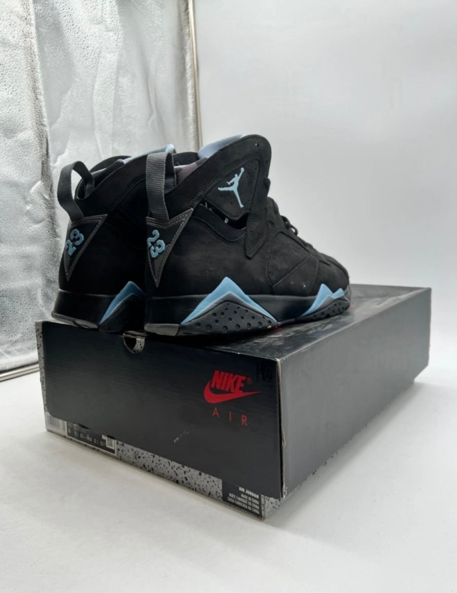 Jordan 7 Retro Chambray (2023) 15 (Moderately Worn Pre-Owned)JordanBlack/Chambray/Light Graphite - Image 3
