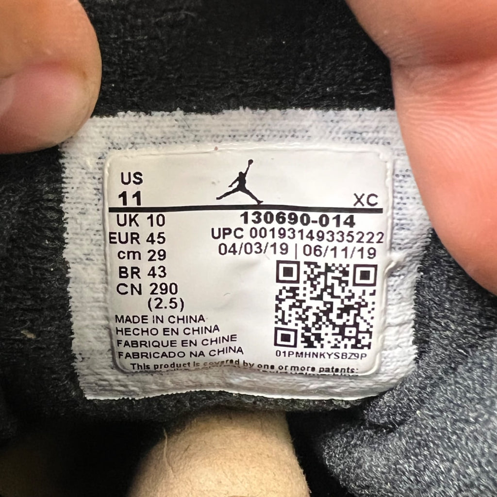 Jordan 12 Retro Black Game Royal 11 (Lightly Worn Pre-Owned)JordanBlack/Game Royal-Black - Image 7