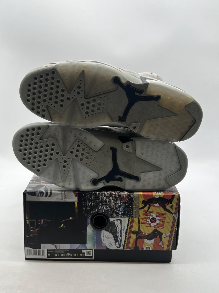 Jordan 6 Retro Georgetown (2022) 11 (Moderately Worn Pre-Owned)JordanMagnet/College Navy - Image 7
