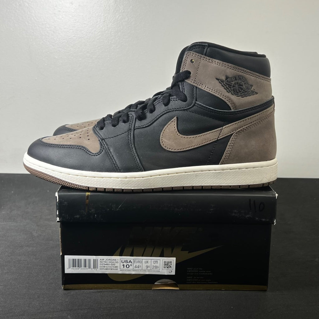 Jordan 1 Retro High OG Palomino 10.5 (Lightly Worn Pre-Owned)JordanBlack/Metallic Gold/Palomino/Sail - Image 3