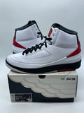 Jordan 2 Retro OG Chicago (2022) 10.5 (Moderately Worn Pre-Owned)JordanWhite/Varsity Red/Black - Image 1