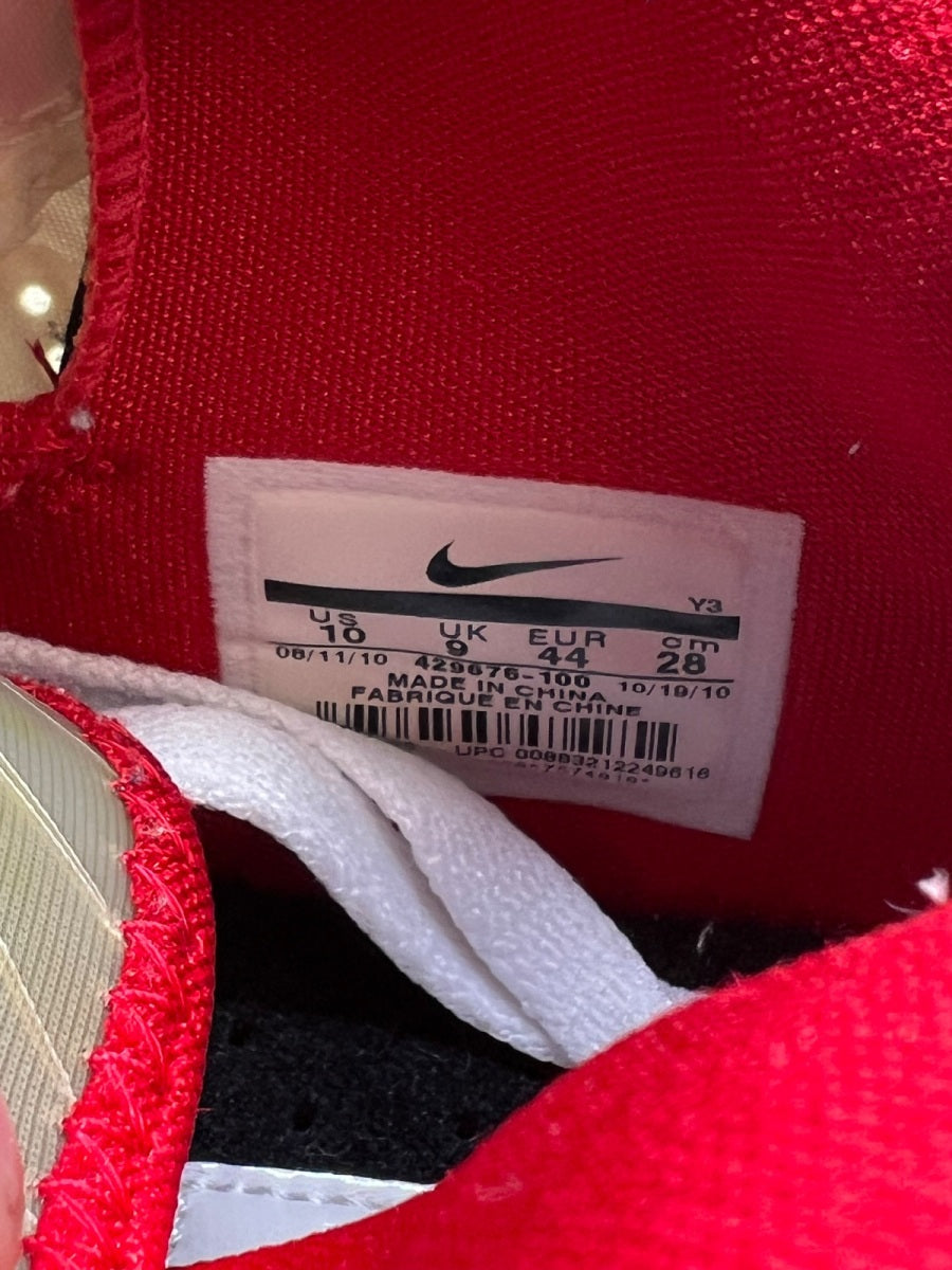 Nike LeBron 8 Home 10 (Moderately Worn Pre-Owned)NikeWhite/black-Sport Red - Image 9