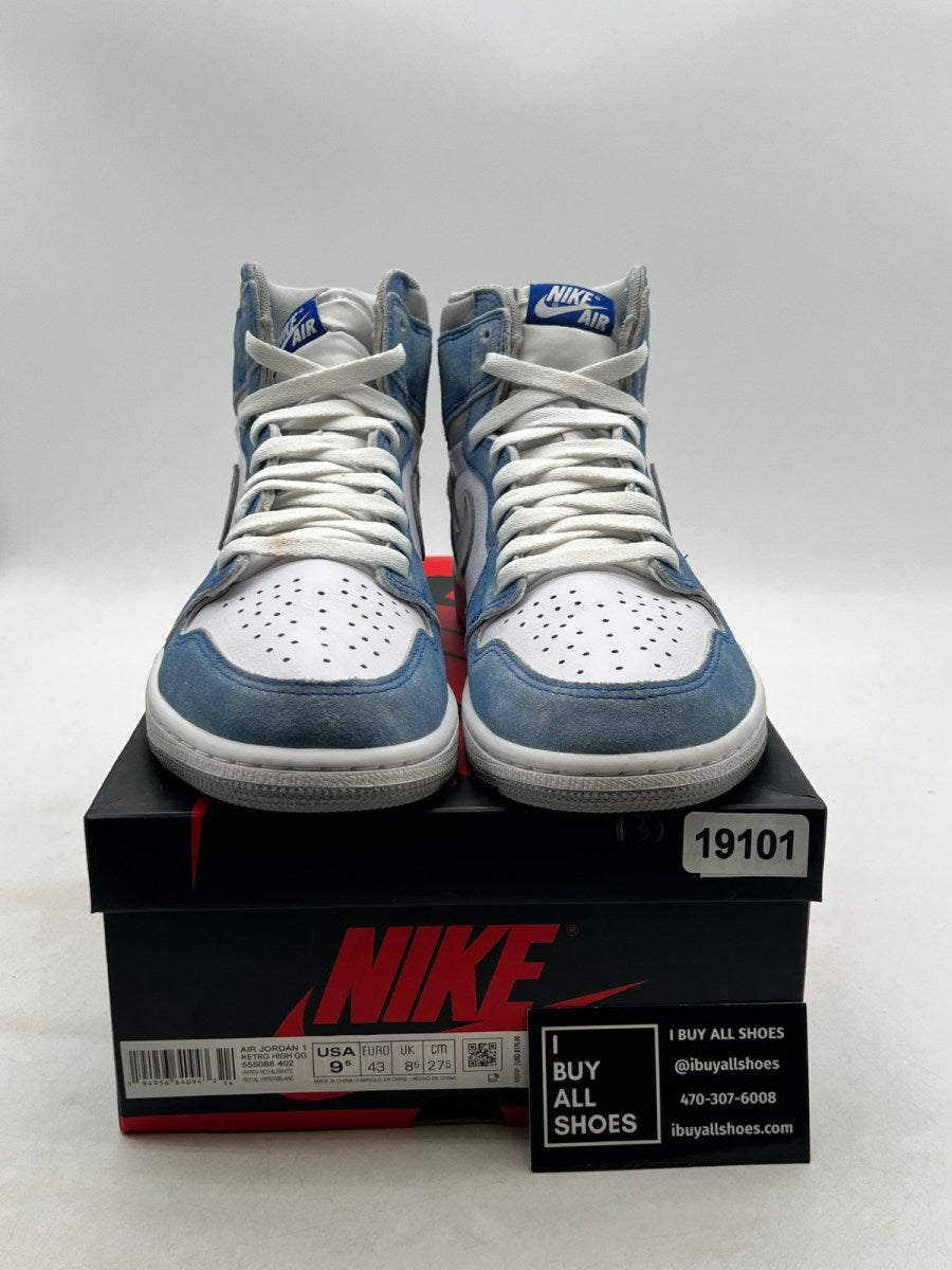 Jordan 1 Retro High OG Hyper Royal 9.5 (Lightly Worn Pre-Owned) - Image 2
