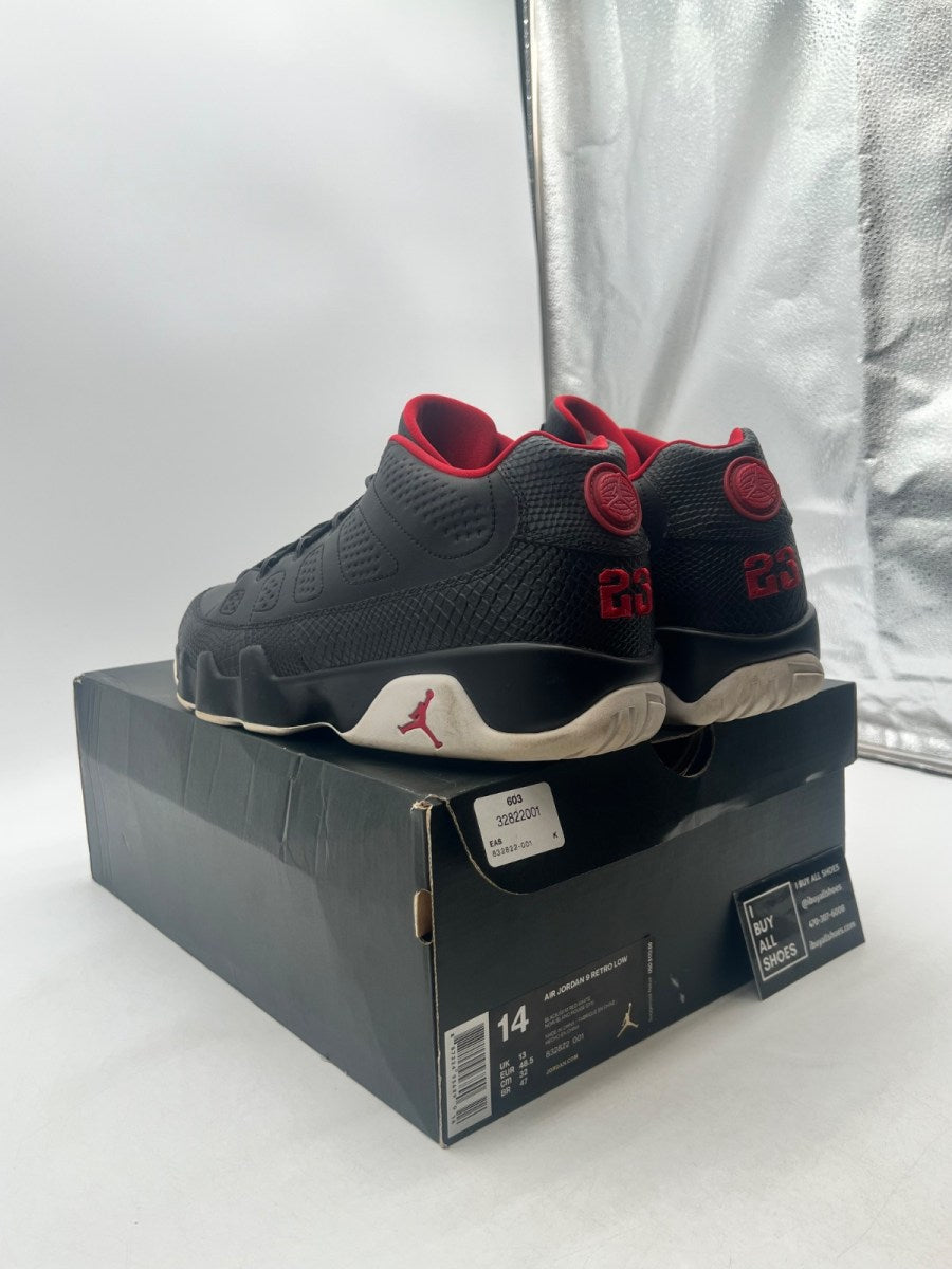 Jordan 9 Retro Low Snakeskin 14 (Moderately Worn Pre-Owned) - Image 4