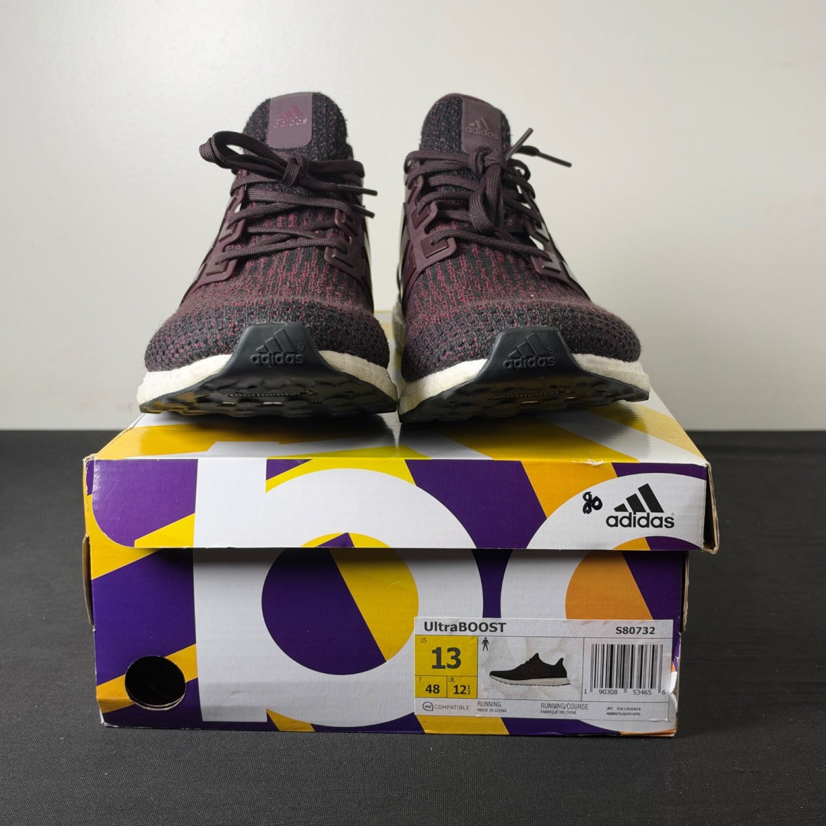 adidas Ultra Boost 3.0 Dark Burgundy (Size 13) - Image 2