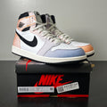Jordan 1 Retro High OG Skyline 13 (Lightly Worn Pre-Owned)JordanVivid Orange/Black/Iced Lilac/True Blue/Sail - Image 1