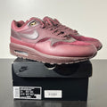 Nike Air Max 1 Burgundy Crush (Women's) 14W (Lightly Worn Pre-Owned)NikeBurgundy Crush/Burgundy Crush - Image 1