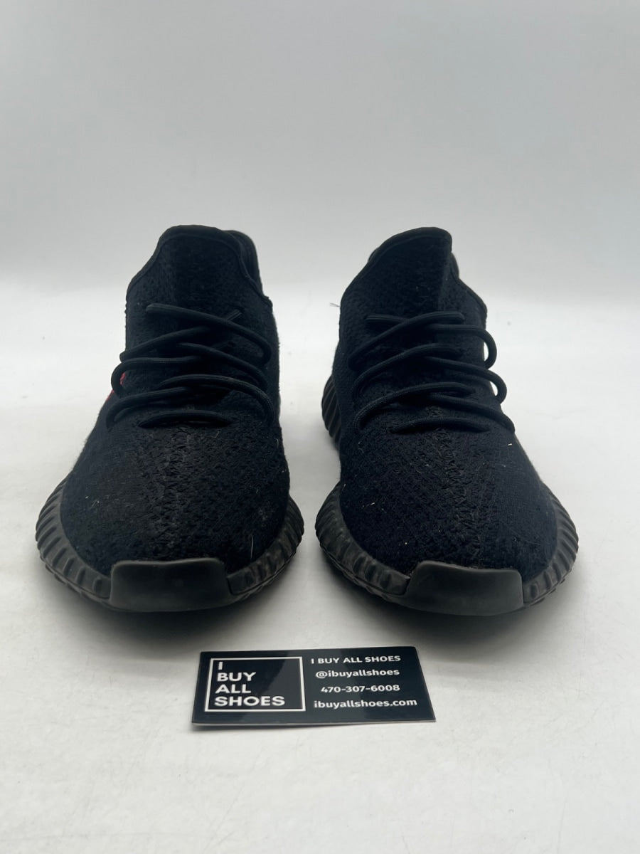 adidas Yeezy Boost 350 V2 Black Red 12 (Moderately Worn Pre-Owned) - Image 2