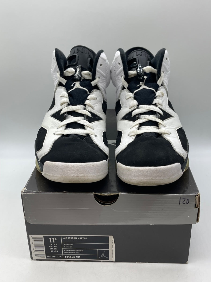 Jordan 6 Retro Oreo 11.5 (Moderately Worn Pre-Owned)JordanWhite/Black-Speckle - Image 2