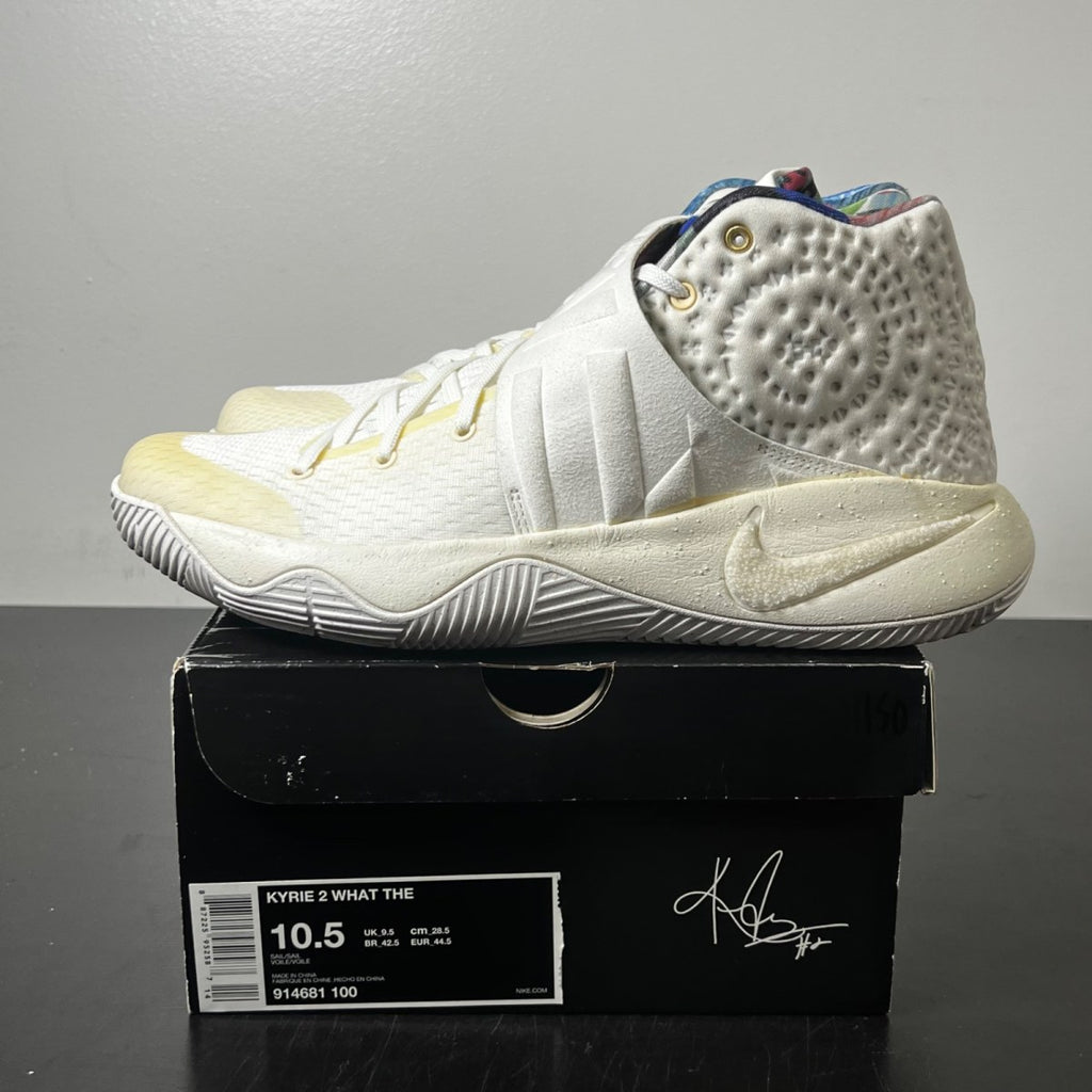 Nike Kyrie 2 What The Kyrie Sail 10.5 (Lightly Worn Pre-Owned)NikeSail/Sail - Image 3