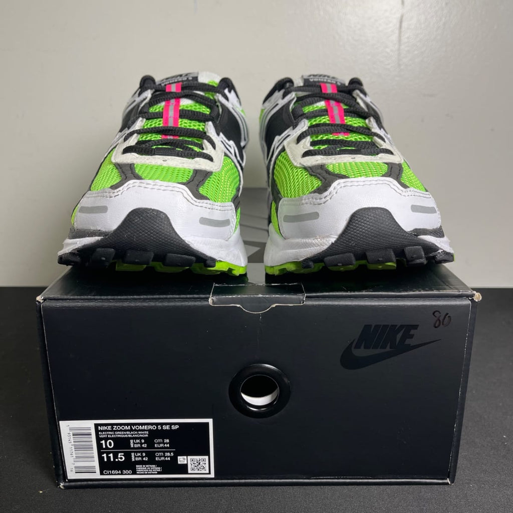 Nike Zoom Vomero 5 Electric Green Black (Size 10) - aux