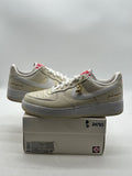 Nike Air Force 1 Low '07 Premium Popcorn 10.5 (Lightly Worn Pre-Owned)NikeCoconut Milk/White-University Red - Image 1