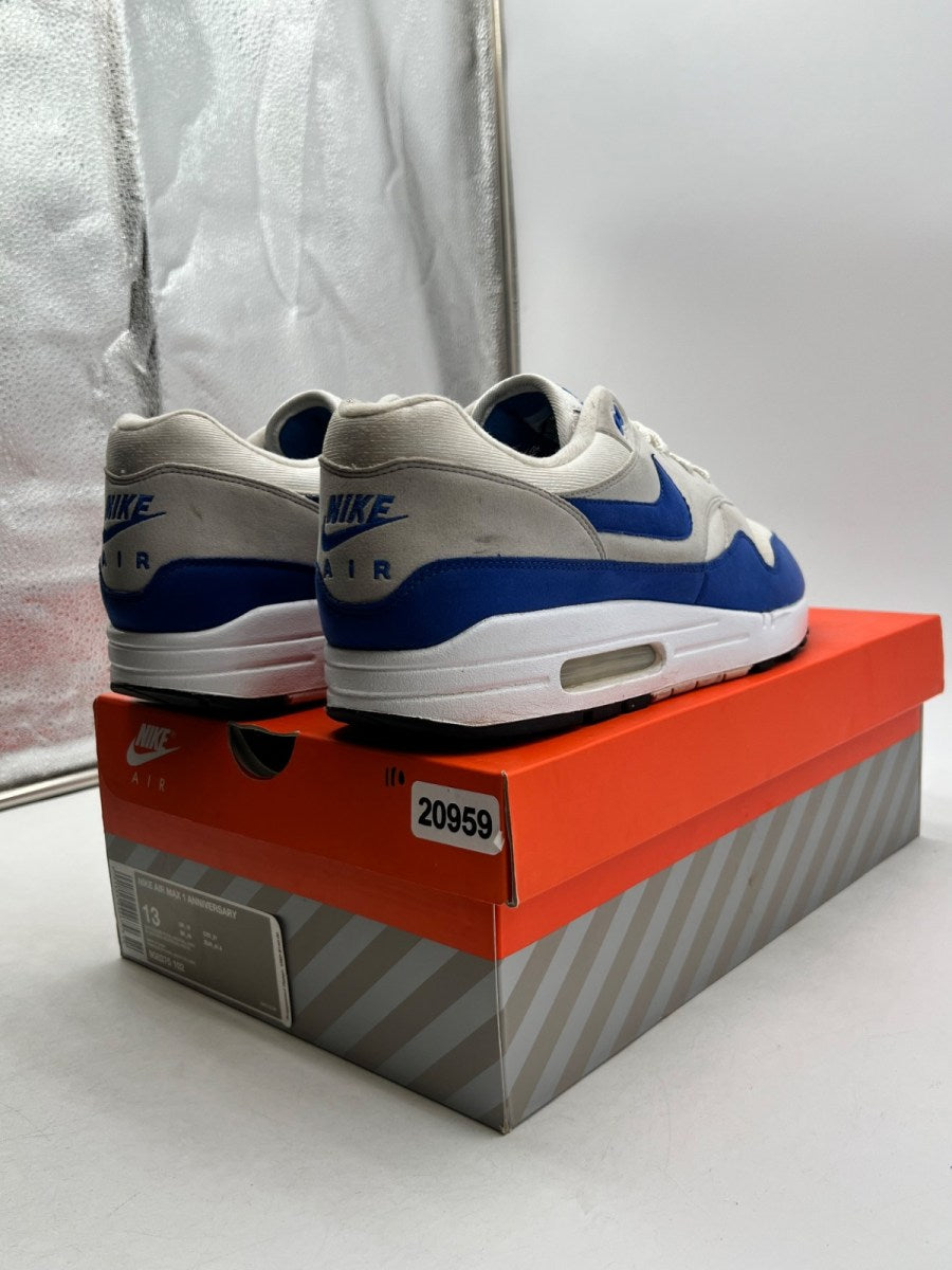 Nike Air Max 1 Anniversary Royal (2017 Restock) 13 (Lightly Worn Pre-Owned) - Image 5