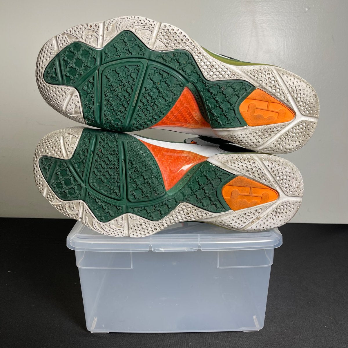 Nike LeBron 9 Miami Hurricanes (Size 12) - aux