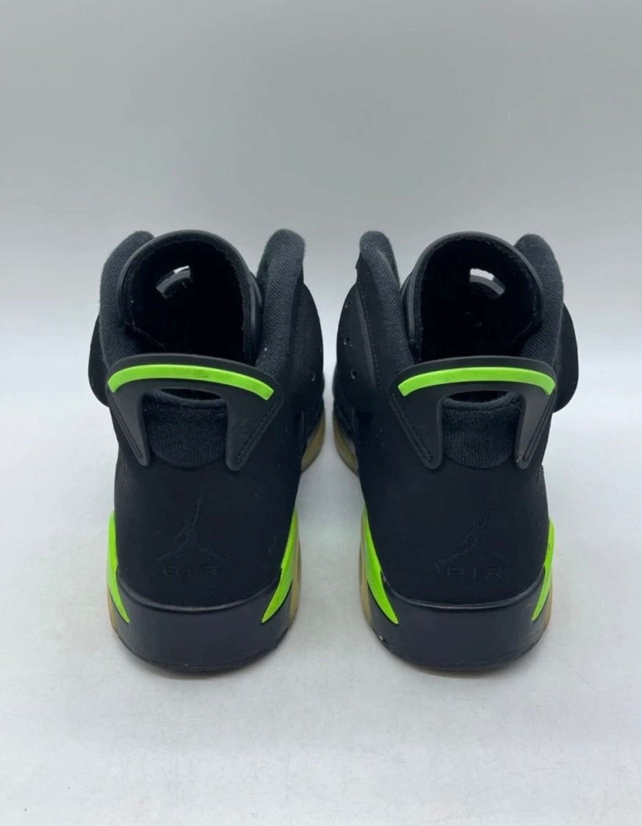 Jordan 6 Retro Electric Green 11 (Moderately Worn Pre-Owned)JordanBlack/Electric Green - Image 5
