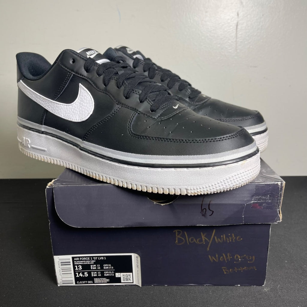 Nike Air Force 1 Low '07 LV8 Black Wolf Grey (Size 13) - aux