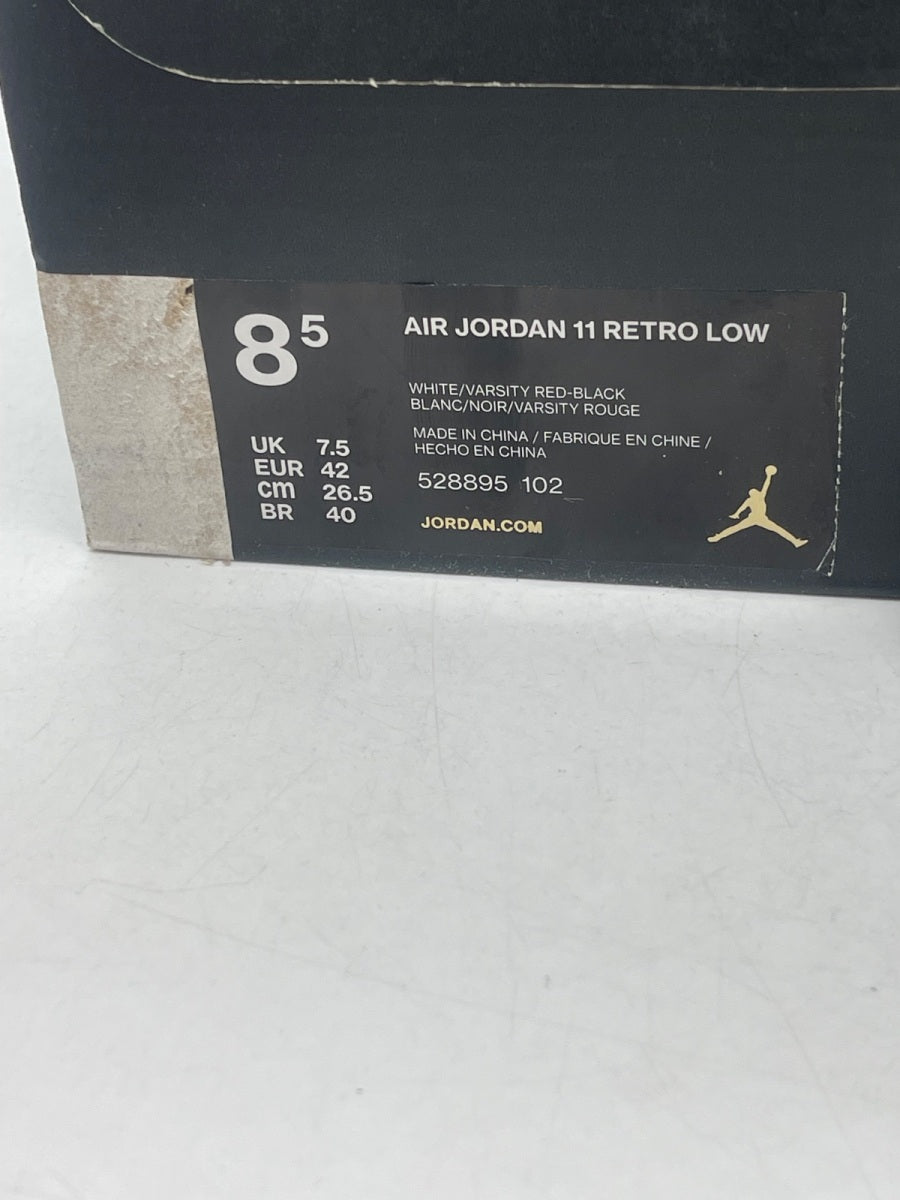 Jordan 11 Retro Low Cherry (2016) 8.5 (Moderately Worn Pre-Owned)
