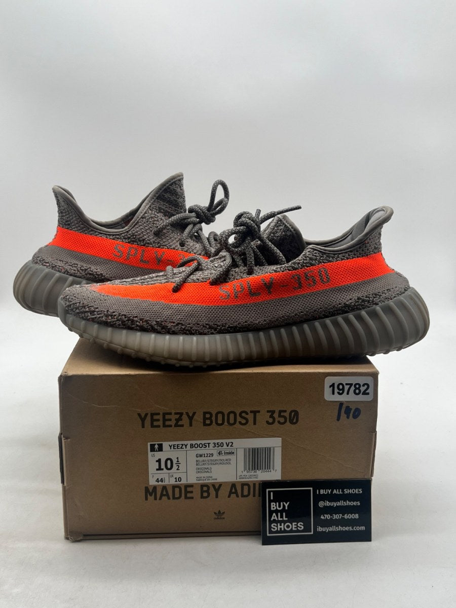 adidas Yeezy Boost 350 V2 Beluga Reflective 10.5 (Lightly Worn Pre-Owned) - Image 1