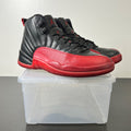 Jordan 12 Retro Flu Game (2016) 9 (Moderately Worn Pre-Owned)JordanBlack/Varsity Red - Image 1