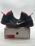 Nike LeBron 9 Miami Heat Away 14 (Moderately Worn Pre-Owned)NikeBlack/White/Red - Image 1