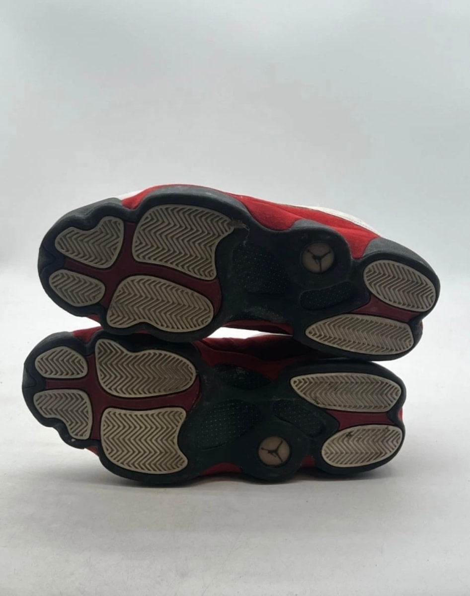 Jordan 13 Retro Low Cherry (2005) 13 (Heavily Worn Pre-Owned)JordanWhite/Metallic Silver-Varsity Red-Black - Image 7