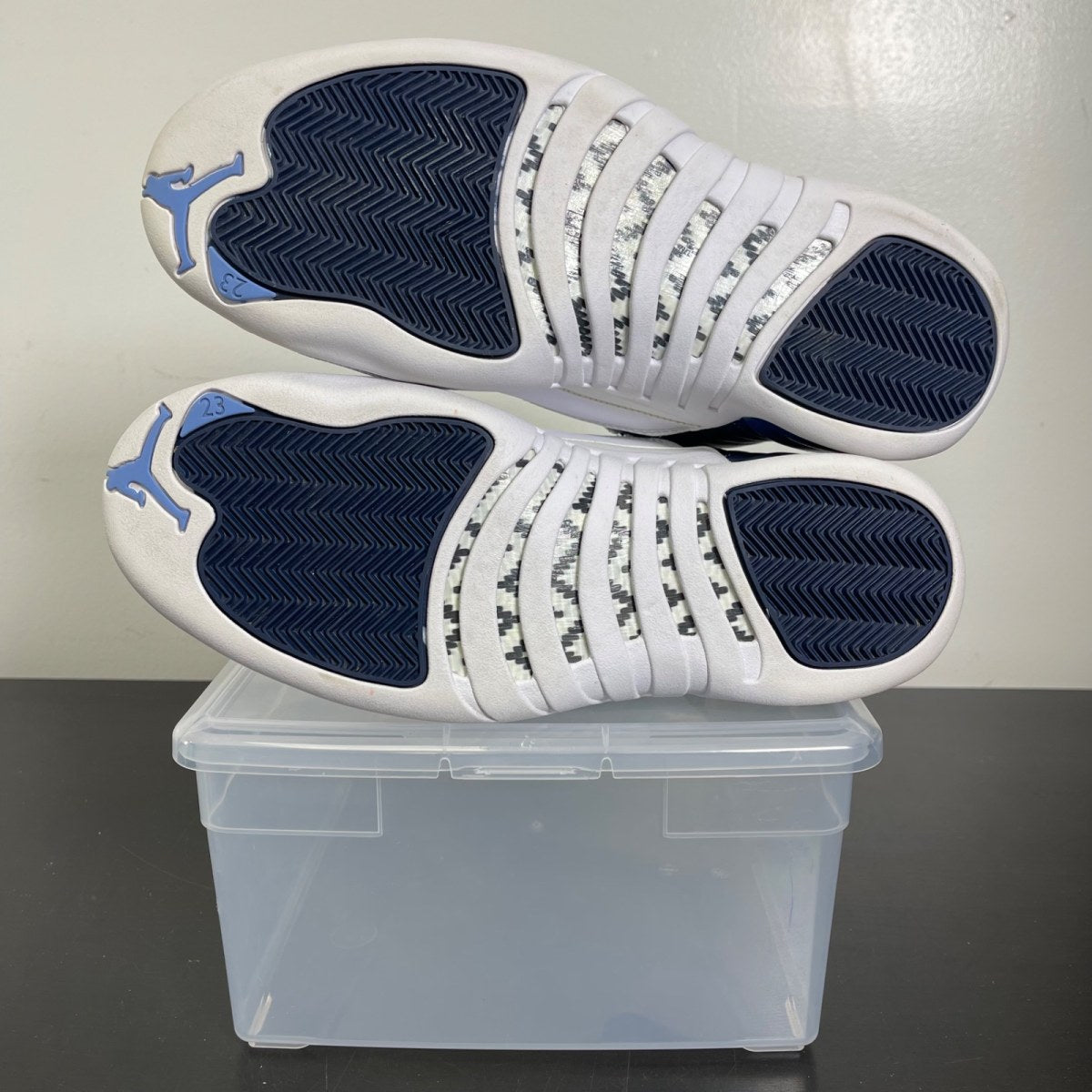 Jordan 12 Retro Indigo 10.5 (Moderately Worn Pre-Owned)JordanStone Blue/Legend Blue-Obsidian - Image 5