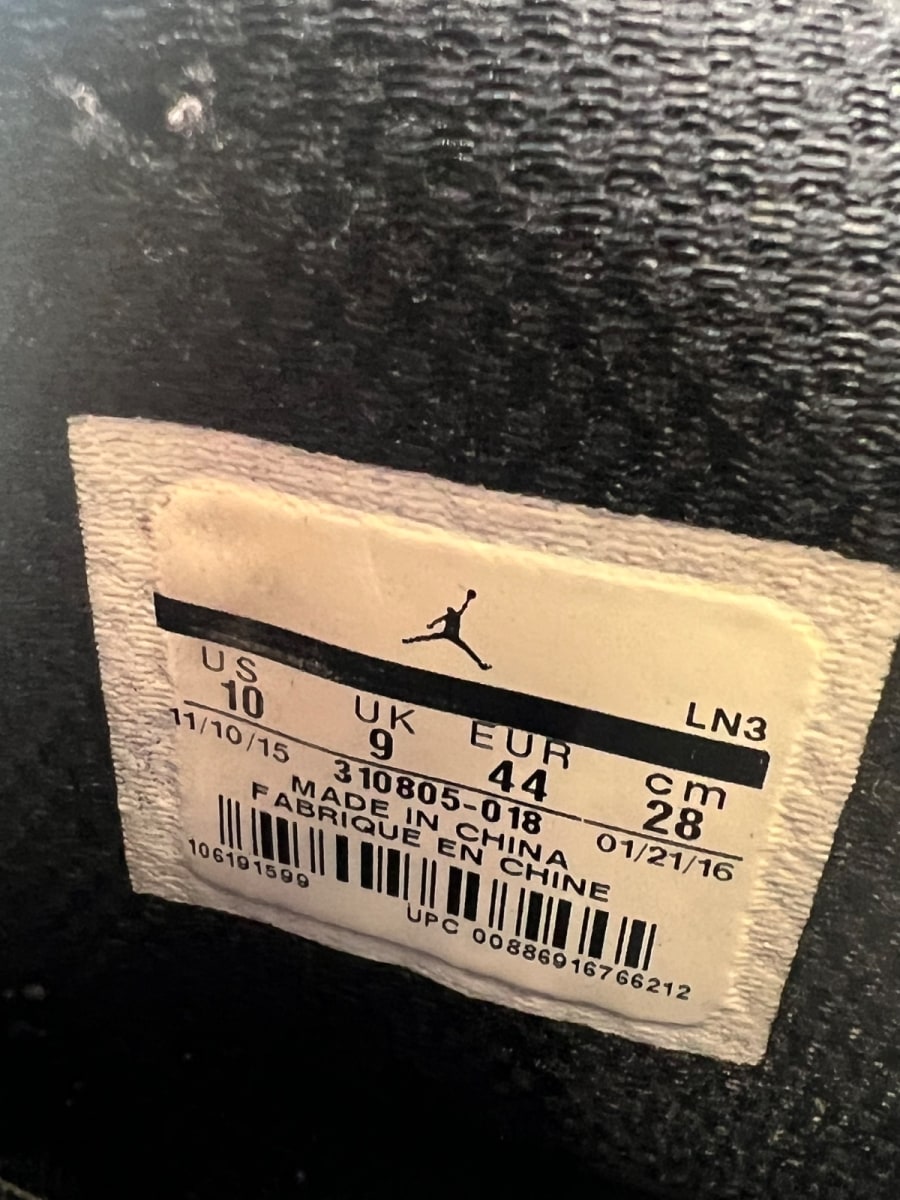 Jordan 10 Retro Paris 10 (Lightly Worn Pre-Owned)JordanBlack/Fierce Purple-Black - Image 8