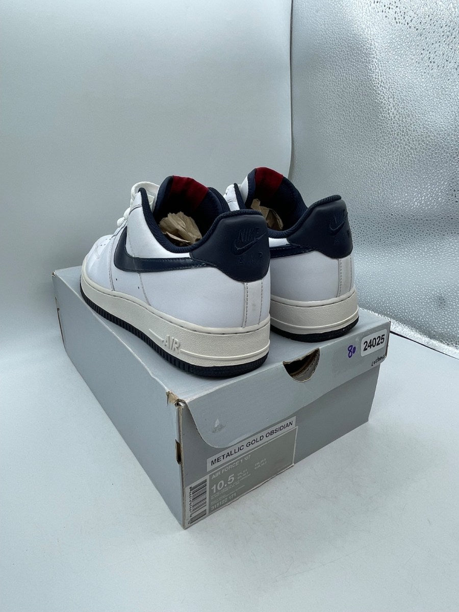 Nike Air Force 1 '07 'Gold Obsidian' 10.5 (Moderately Worn Pre-Owned)Nike - Image 4