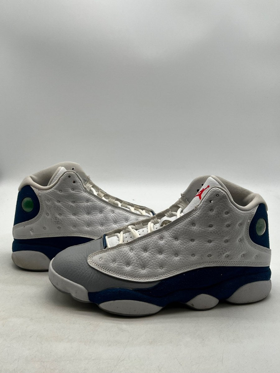Jordan 13 Retro French Blue 10.5 (Moderately Worn Pre-Owned)JordanWhite/French Blue/Light Steel Grey/Fire Red - Image 1