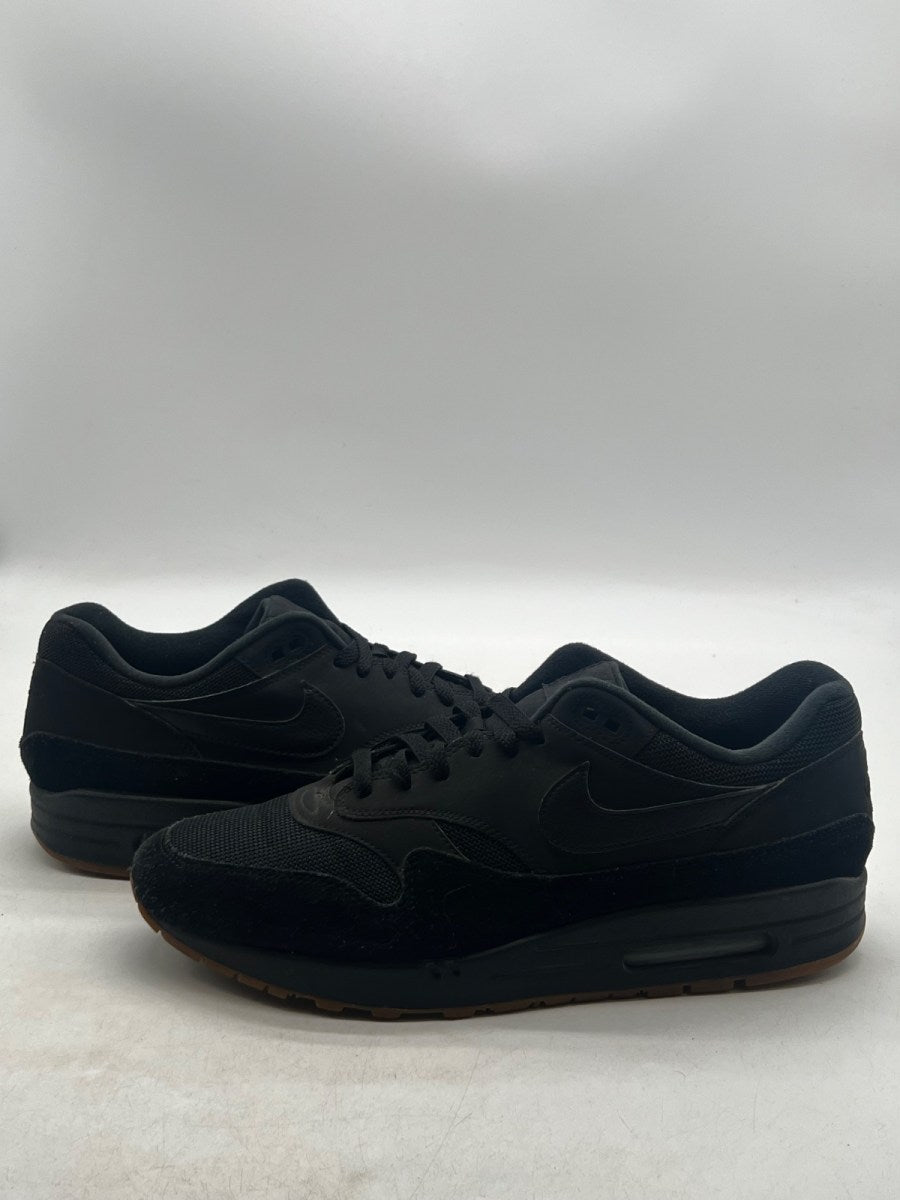 Nike Air Max 1 Black Gum 13 (Heavily Worn Pre-Owned)NikeBlack/Black-Gum Medium Brown-Black - Image 1