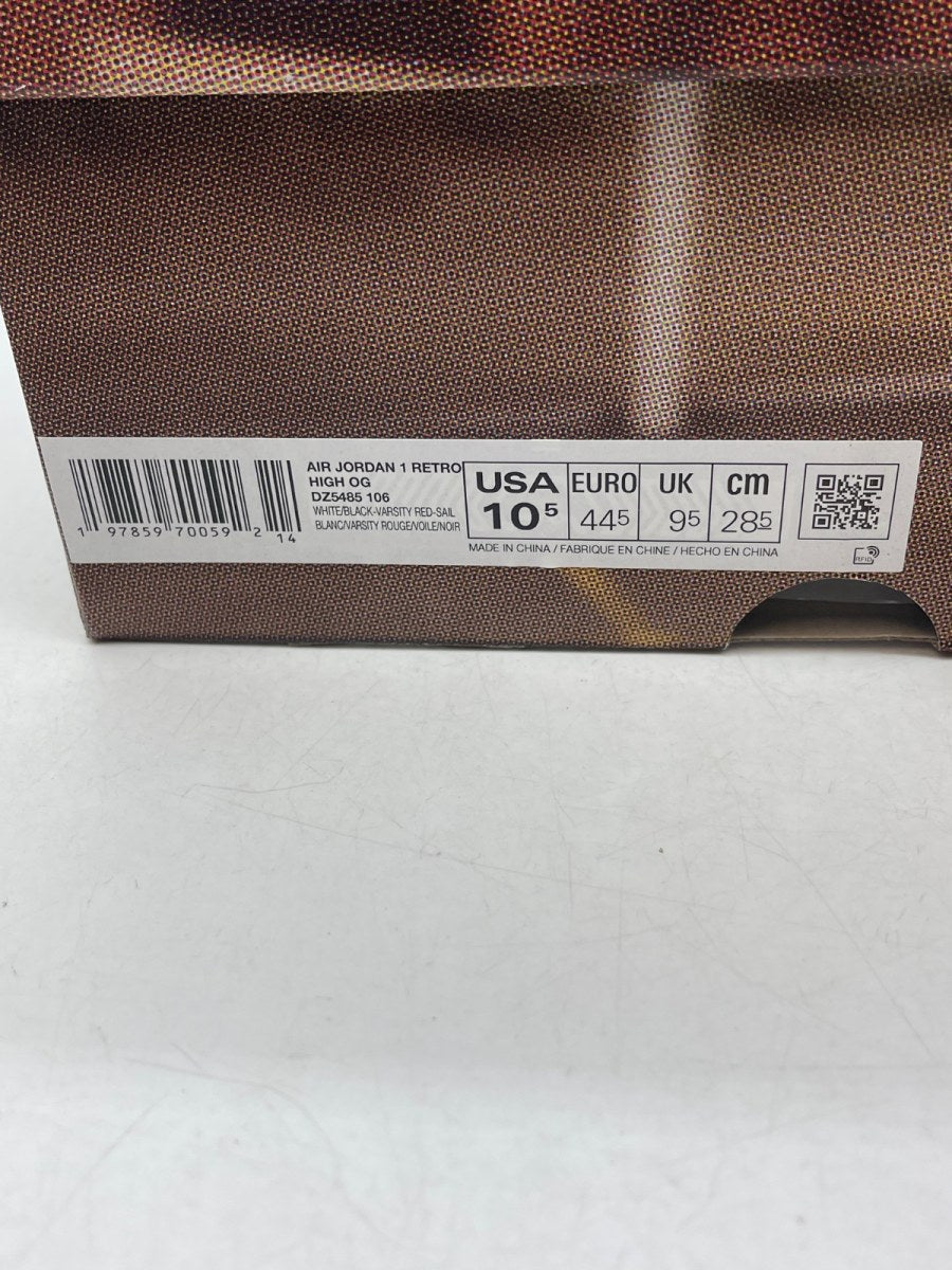 Jordan 1 Retro High OG Black Toe Reimagined 10.5 (Lightly Worn Pre-Owned) - Image 9