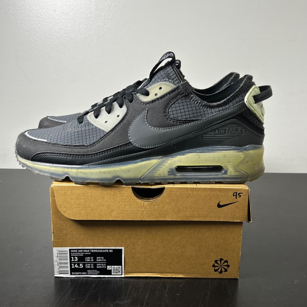 Nike Air Max 90 Terrascape Black Lime Ice 13 (Lightly Worn Pre-Owned)NikeBlack/Lime Ice/Anthracite/Dark Grey - Image 3