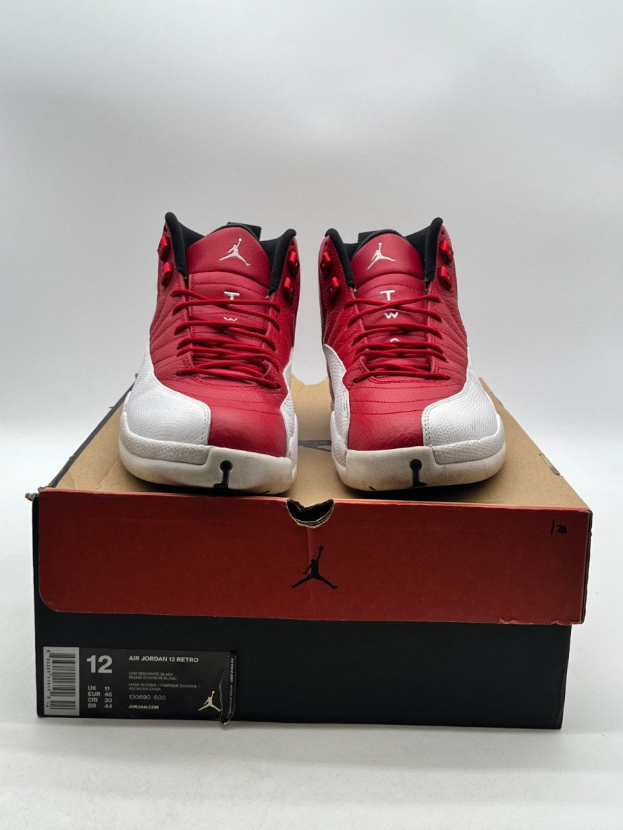 Jordan 12 Retro Gym Red 12 (Moderately Worn Pre-Owned)JordanGym Red/Black-White - Image 2