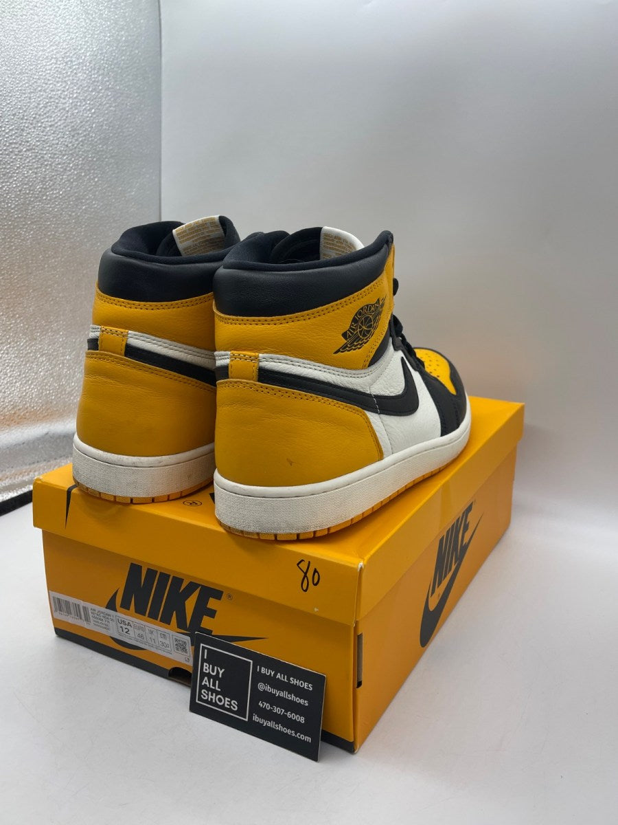 Jordan 1 Retro High OG Taxi 12 (Moderately Worn Pre-Owned) - Image 5