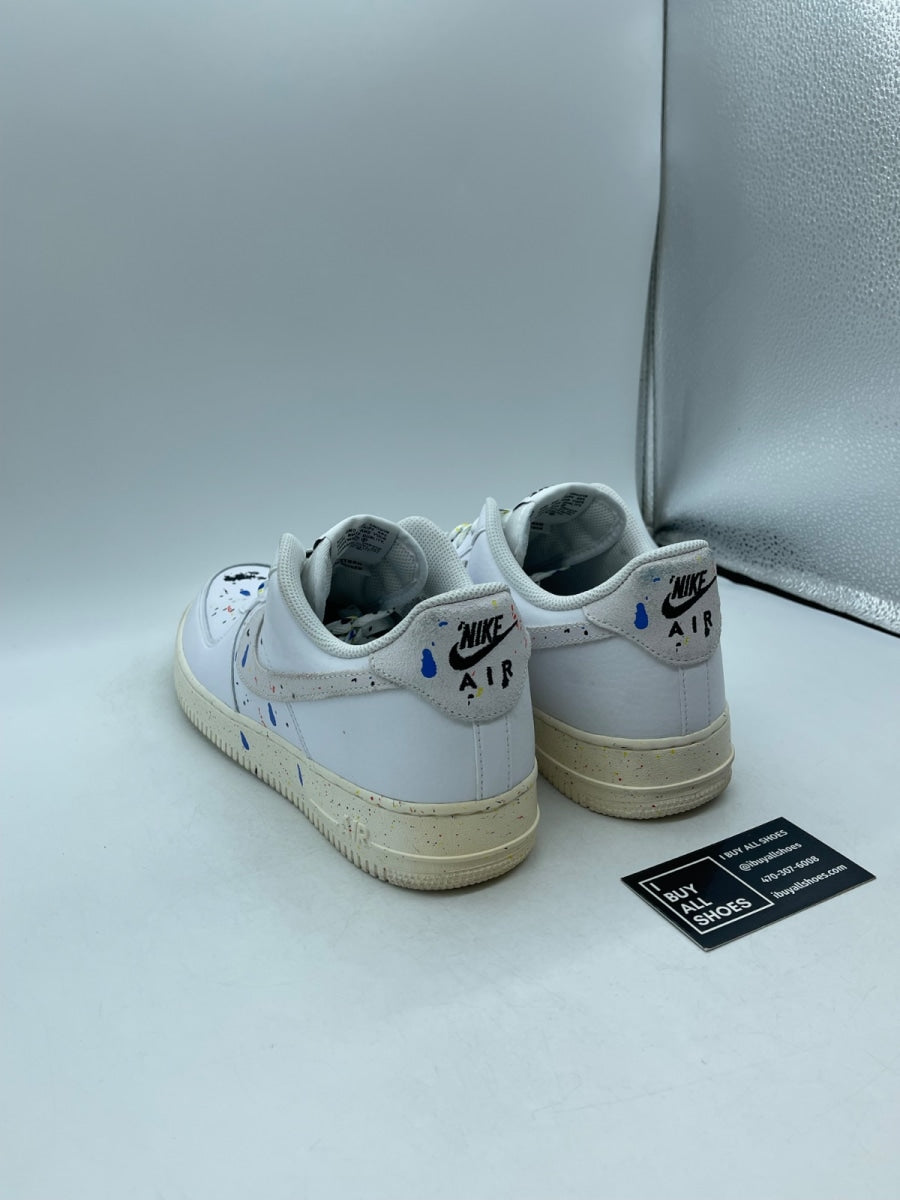 Nike Air Force 1 Low '07 LV8 Paint Splatter White 10.5 (Moderately Worn Pre-Owned) - Image 4