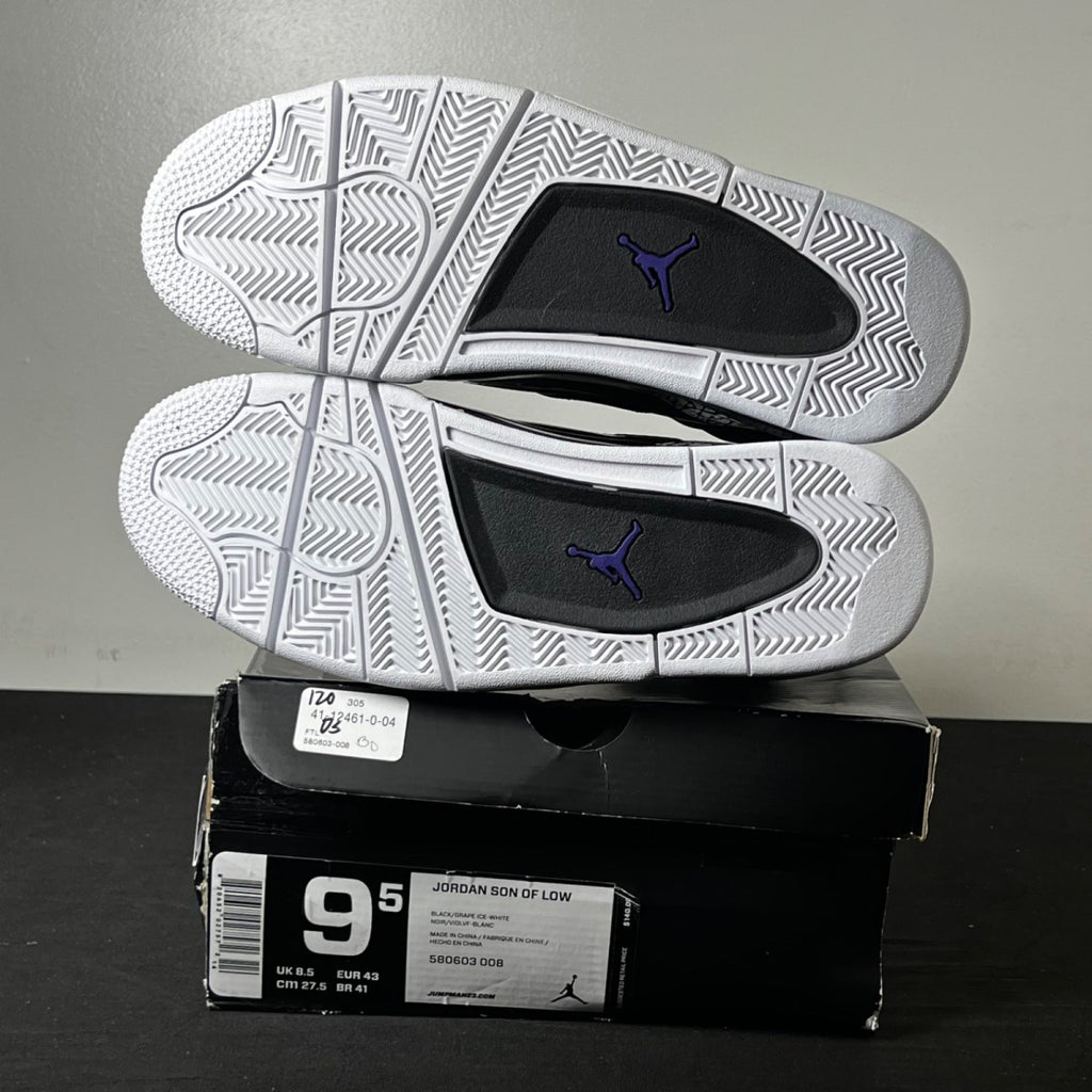 Jordan Son of Mars Low Black Grape 9.5 (New Pre-Owned)JordanBlack/Grape Ice-White - Image 6