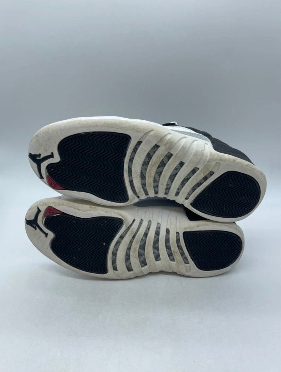 Jordan 12 Retro Low Playoffs 9.5 (Heavily Worn Pre-Owned)JordanBlack/Varsity Red-White-Metallic Silver - Image 7