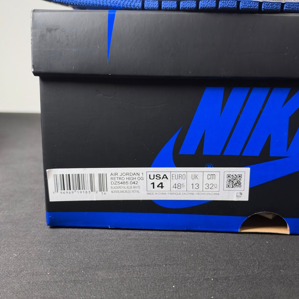 Jordan 1 Retro High OG Royal Reimagined (Size 14) - aux