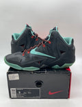 Nike LeBron 11 Diffused Jade 9 (Moderately Worn Pre-Owned)NikeBlack/Diffused Jade-Light Crimson - Image 1