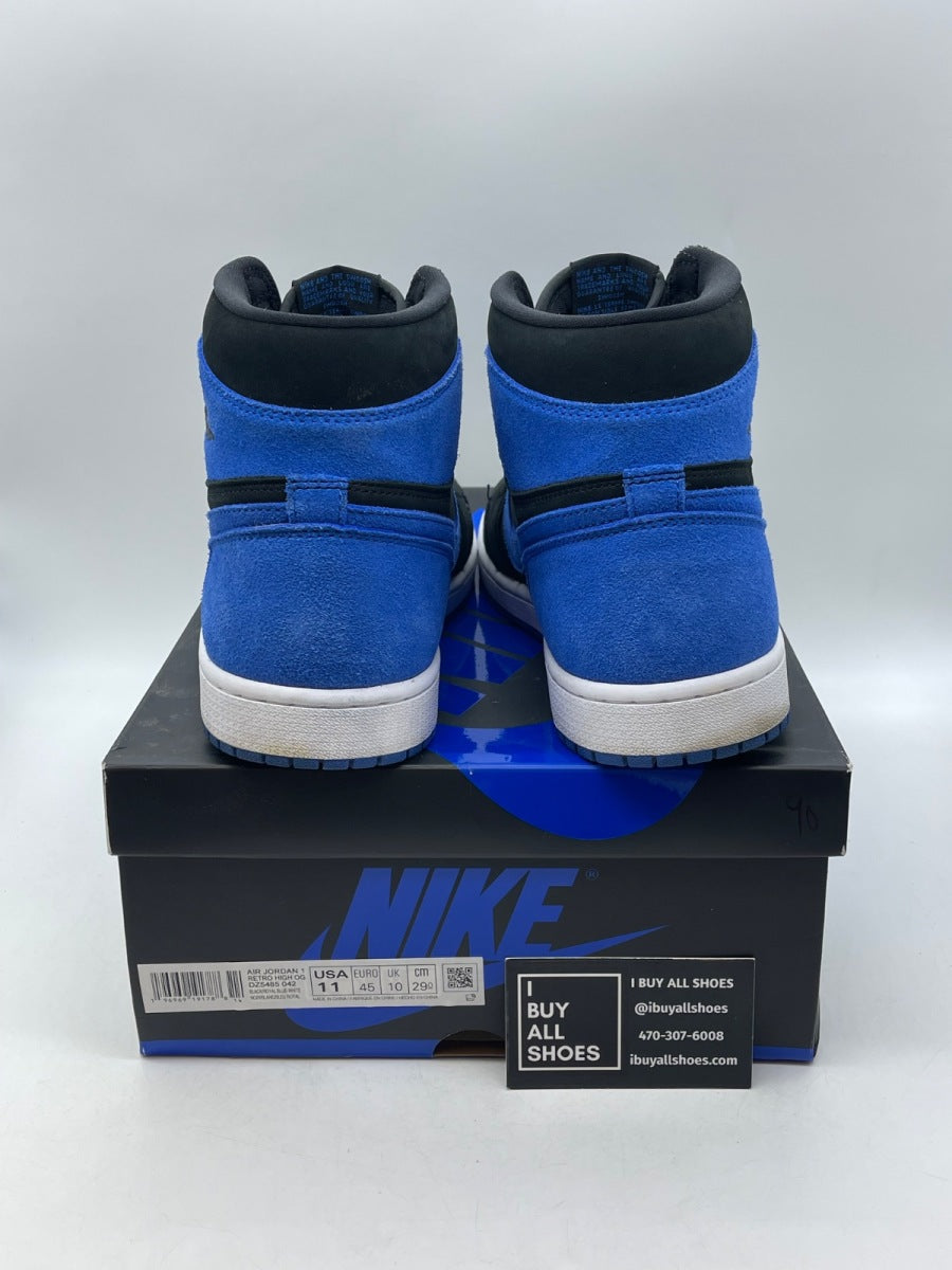 Jordan 1 Retro High OG Royal Reimagined 11 (Moderately Worn Pre-Owned) - Image 3