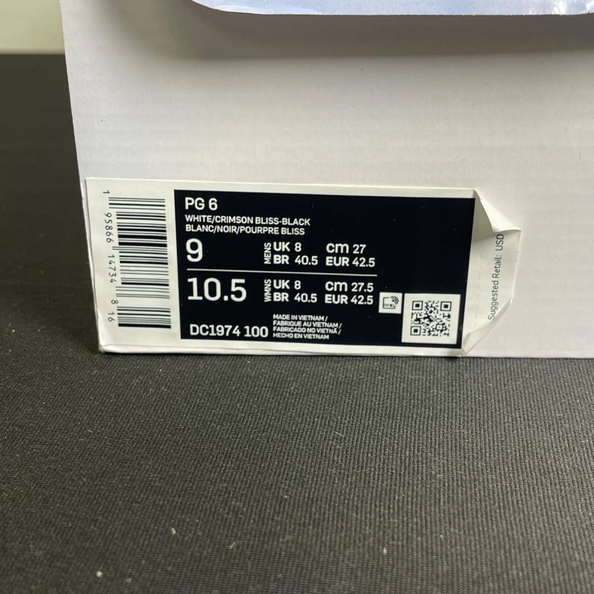Nike PG 6 Fluoro (Size 9) - aux