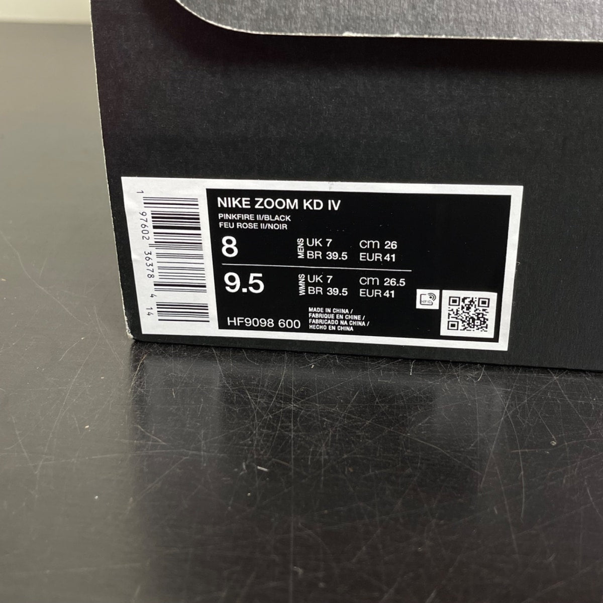 Nike KD 4 Aunt Pearl (2024) 8 (Moderately Worn Pre-Owned)NikePinkfire 2/Black/Metallic Silver - Image 7
