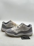 Jordan 11 Retro Low Cement Grey 12 (Heavily Worn Pre-Owned) - Image 1